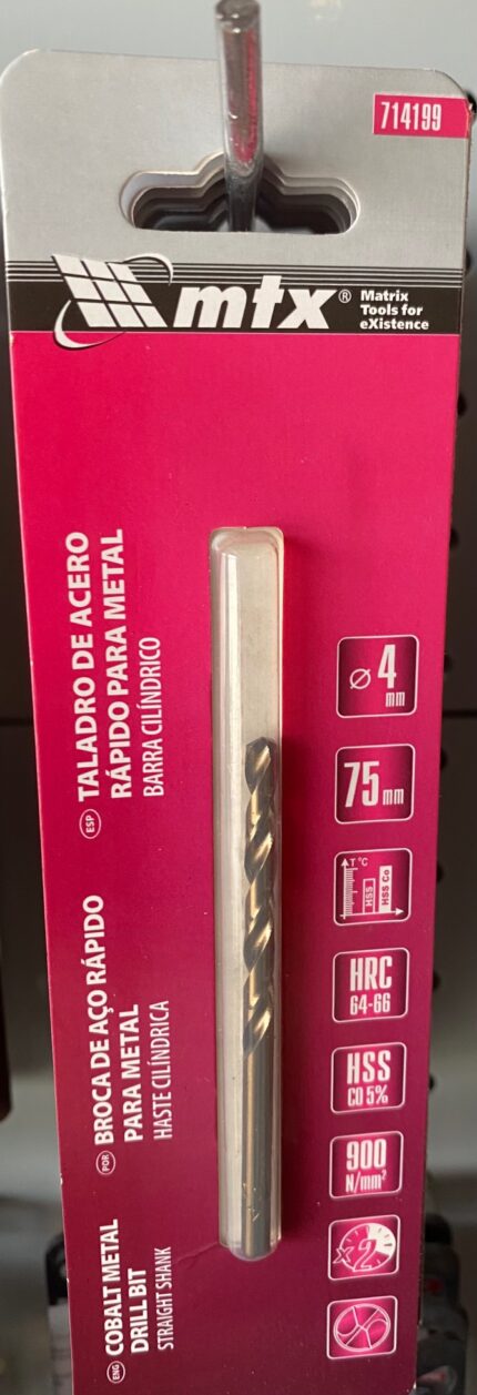 ΤΡΥΠΑΝΙ ΚΟΒΑΛΤΙΟΥ 4mm ΜΤΧ 714199