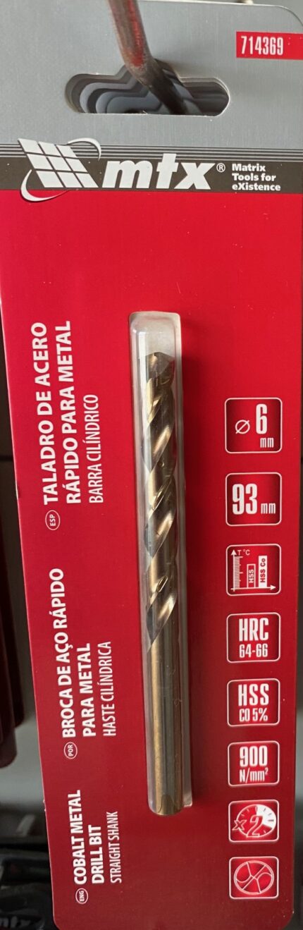 ΤΡΥΠΑΝΙ ΚΟΒΑΛΤΙΟΥ 6mm ΜΤΧ 714369