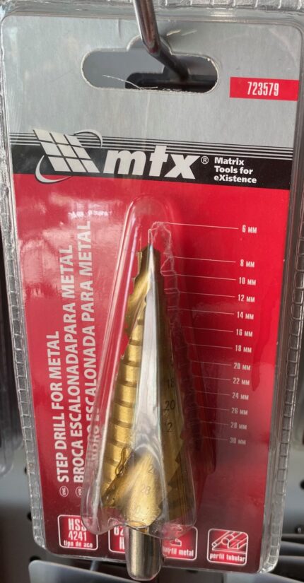 ΤΡΥΠΑΝΙ ΜΕΤΑΛΛΟΥ ΚΩΝΙΚΟ ΣΠΙΡΑΛ 6-30mm ΜΤΧ 723579